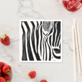 Serviette En Papier Agrandissement de Zebra (En situation)