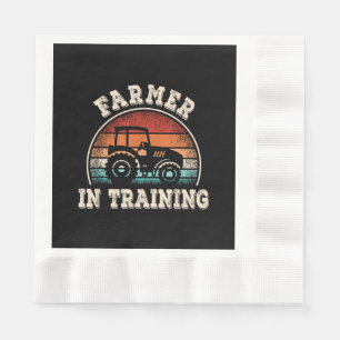 Serviette En Papier Agriculteur en formation tracteur drôle agricultur