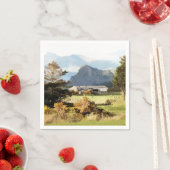 SERVIETTE EN PAPIER AGRICULTURE (En situation)