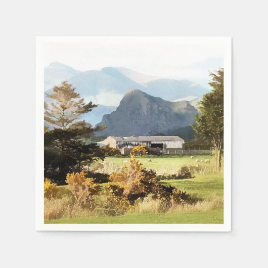 SERVIETTE EN PAPIER AGRICULTURE (Devant)