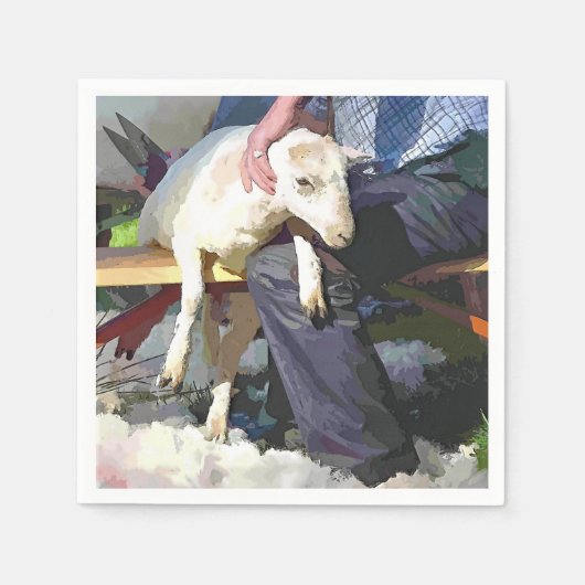 SERVIETTE EN PAPIER AGRICULTURE (Devant)