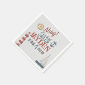 Serviette En Papier Ahoy ! (Coin)