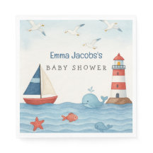 Ahoy C'est un garçon Baby shower nautique