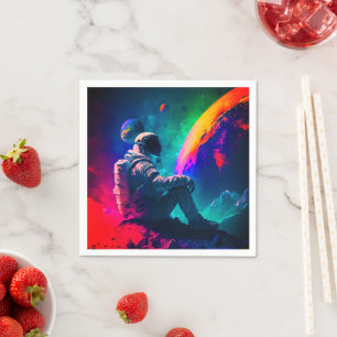 Serviette En Papier Ai Astronaut