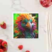 Serviette En Papier Ai Bird (En situation)