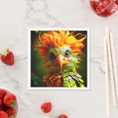 Serviette En Papier Ai Bird (En situation)