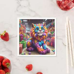 Serviette En Papier Ai Cat