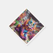 Serviette En Papier Ai Cat (Coin)