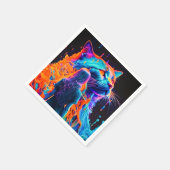 Serviette En Papier Ai Cat (Coin)