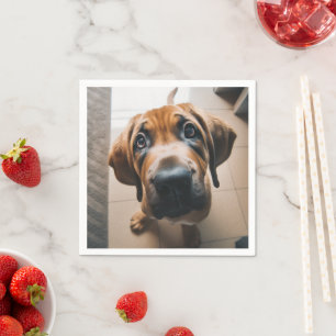 Serviette En Papier Ai Dog