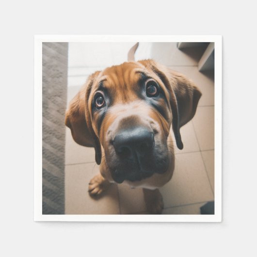 Serviette En Papier Ai Dog (Devant)