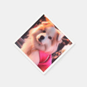 Serviette En Papier Ai Dog (Coin)