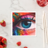 Serviette En Papier Ai Eye (En situation)
