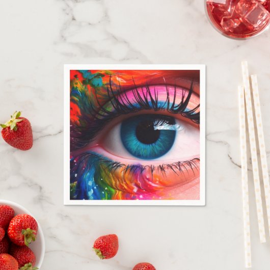 Serviette En Papier Ai Eye (En situation)