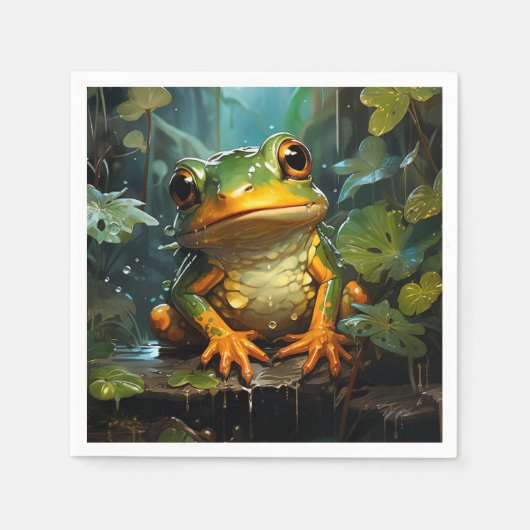 Serviette En Papier Ai Frog (Devant)