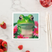 Serviette En Papier Ai Frog (En situation)