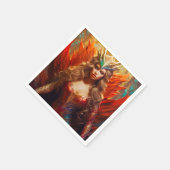 Serviette En Papier Ai Lady (Coin)