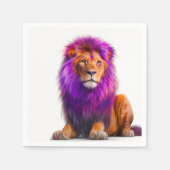 Serviette En Papier Ai Lion (Devant)