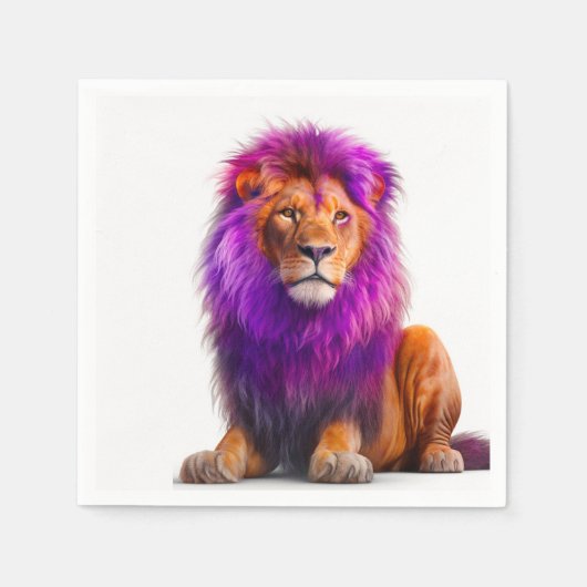 Serviette En Papier Ai Lion (Devant)