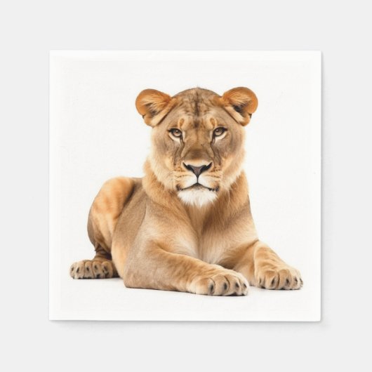 Serviette En Papier Ai Lioness (Devant)