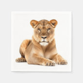 Serviette En Papier Ai Lionne (Devant)