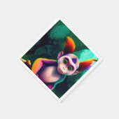 Serviette En Papier Ai Monkey (Coin)