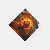 Serviette En Papier Ai Monster (Coin)