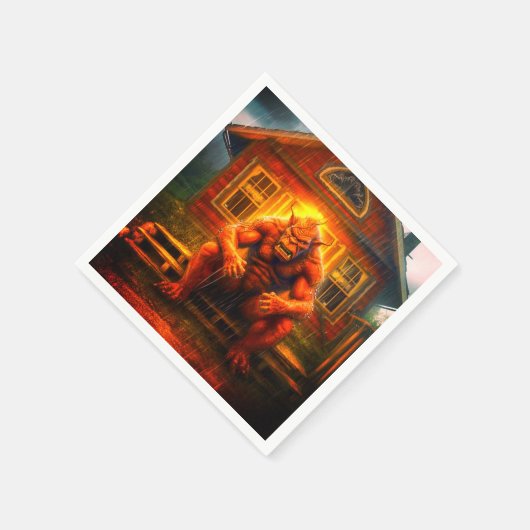 Serviette En Papier Ai Monster (Coin)