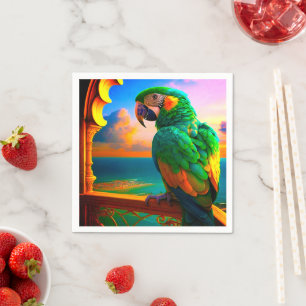 Serviette En Papier Ai Parrot