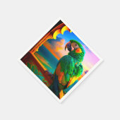 Serviette En Papier Ai Parrot (Coin)