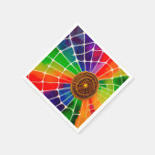 Serviette En Papier Ai Rainbow Web (Coin)