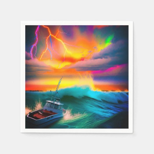 Serviette En Papier Ai Storm (Devant)