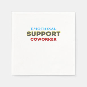 Serviette En Papier Aide émotionnelle Coworker, Cadeau Coworker, Cowor
