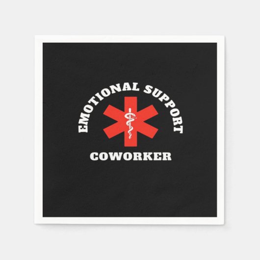 Serviette En Papier Aide émotionnelle Coworker Classic (Devant)