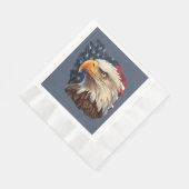Serviette En Papier Aigle à drapeau américain (Coin)