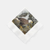 Serviette En Papier Aigle à tête blanche (Coin)
