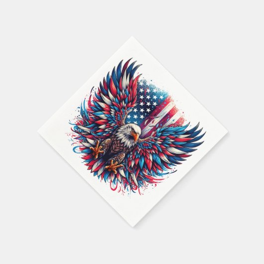 Serviette En Papier aigle américain (Coin)
