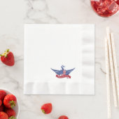 Serviette En Papier aigle américain (En situation)