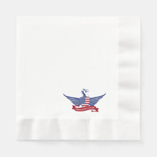 Serviette En Papier aigle américain