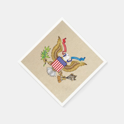 Serviette En Papier aigle américain (Coin)