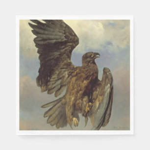 Serviette En Papier Aigle blessé (par Rosa Bonheur)