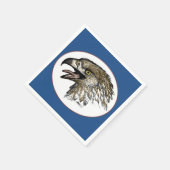 Serviette En Papier Aigle Criant (Coin)