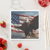 Serviette En Papier Aigle de la liberté (En situation)