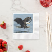 Serviette En Papier Aigle en approche (En situation)