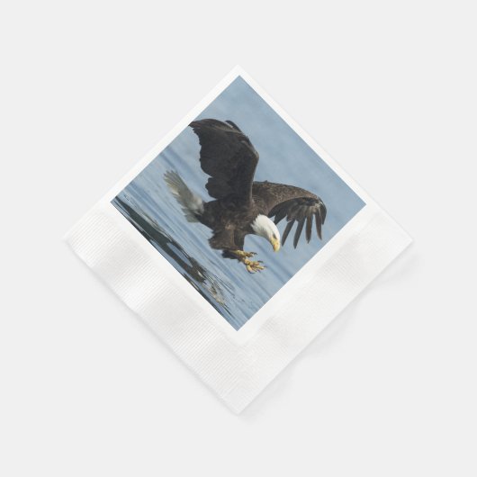 Serviette En Papier Aigle en approche (Coin)