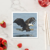 Serviette En Papier Aigle en approche (En situation)