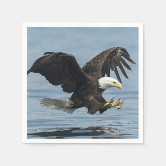 Serviette En Papier Aigle en approche (Devant)