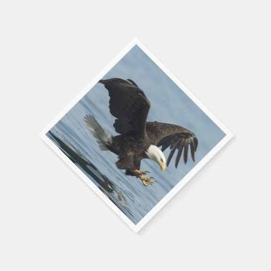 Serviette En Papier Aigle en approche (Coin)