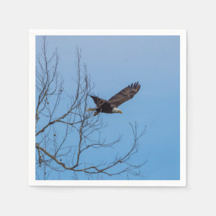 Serviette En Papier Aigle en vol