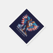Serviette En Papier Aigle patriotique USA 4 juillet (Coin)